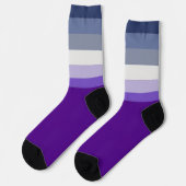 SlipperyJoe's Butch Lesbian Pride Flag Schwulenges Socken (Linkes Detail)