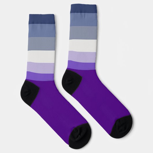 SlipperyJoe's Butch Lesbian Pride Flag Schwulenges Socken (Rechts)