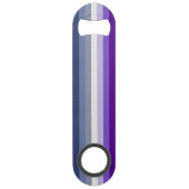 SlipperyJoe's Butch Lesbian Pride Flag Schwulenges Speed Flaschenöffner (Rückseite)