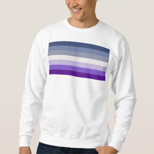 SlipperyJoe's Butch Lesbian Pride Flag Schwulenges Sweatshirt (Vorderseite)