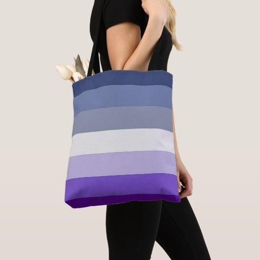 SlipperyJoe's Butch Lesbian Pride Flag Schwulenges Tasche (Von Nahem)