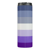 SlipperyJoe's Butch Lesbian Pride Flag Schwulenges Thermosbecher (Rückseite)