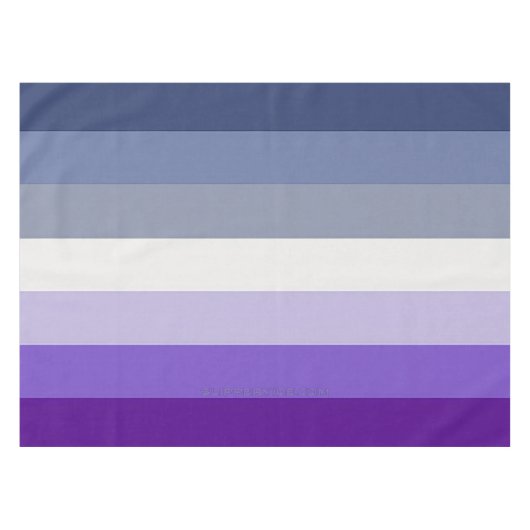SlipperyJoe's Butch Lesbian Pride Flag Schwulenges Tischdecke (Vorderseite (Horizontal))