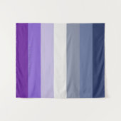 SlipperyJoe's Butch Lesbian Pride Flag Schwulenges Wandteppich (Vorderseite (Horizontal))