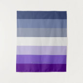 SlipperyJoe's Butch Lesbian Pride Flag Schwulenges Wandteppich (Vorderseite)