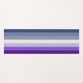 SlipperyJoe's Butch Lesbian Pride Flag Schwulenges Yogamatte (Vorderseite (Horizontal))