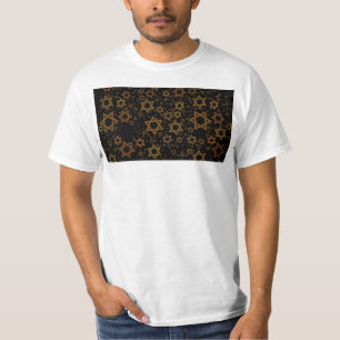 SlipperyJoe's Chanukka-themed Davidstern künstleri T-Shirt