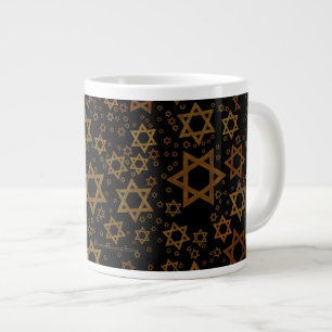 SlipperyJoe's Chanukka-themed Stern David künstler Jumbo-Tasse