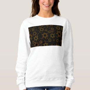 SlipperyJoe's Chanukka-themed Stern David künstler Sweatshirt