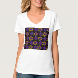 SlipperyJoe's Chanukka-Themenbild goldgelb  T-Shirt