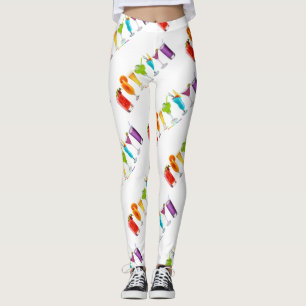 SlipperyJoe's Cheers Alkohol Cocktail Pride neon c Leggings