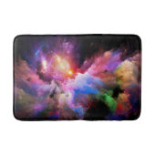 SlipperyJoe's Cloud-Artwork abstrakte, lebendige S Badematte (Vorderseite)