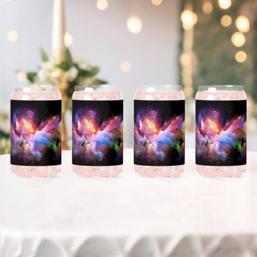 SlipperyJoe's Cloud-Artwork abstrakte, lebendige S Dosenglas (Insitu (Hochzeit))