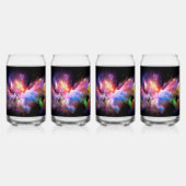 SlipperyJoe's Cloud-Artwork abstrakte, lebendige S Dosenglas (Vorderseite)