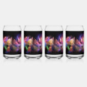 SlipperyJoe's Cloud-Artwork abstrakte, lebendige S Dosenglas (Links)