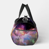 SlipperyJoe's Cloud-Artwork abstrakte, lebendige S Duffle Bag (Rechts)