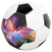 SlipperyJoe's Cloud-Artwork abstrakte, lebendige S Fußball (Dreiviertel)