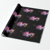 SlipperyJoe's Cloud-Artwork abstrakte, lebendige S Geschenkpapier (Ungerollt)