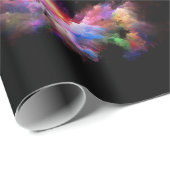 SlipperyJoe's Cloud-Artwork abstrakte, lebendige S Geschenkpapier (Rolleneckpunkt)