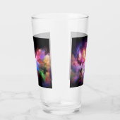 SlipperyJoe's Cloud-Artwork abstrakte, lebendige S Glas (Rechts)