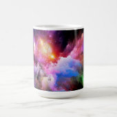 SlipperyJoe's Cloud-Artwork abstrakte, lebendige S Kaffeetasse (Mittel)