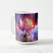 SlipperyJoe's Cloud-Artwork abstrakte, lebendige S Kaffeetasse (Vorderseite Links)