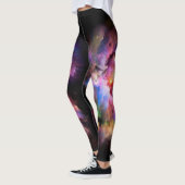 SlipperyJoe's Cloud-Artwork abstrakte, lebendige S Leggings (Links)