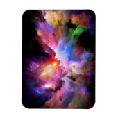 SlipperyJoe's Cloud-Artwork abstrakte, lebendige S Magnet (Vertikal)