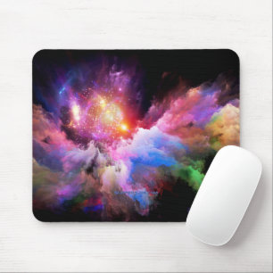 SlipperyJoe's Cloud-Artwork abstrakte, lebendige S Mousepad