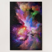 SlipperyJoe's Cloud-Artwork abstrakte, lebendige S Puzzle (Vertikal)