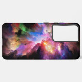 SlipperyJoe's Cloud-Artwork abstrakte, lebendige S Samsung Galaxy Hülle (Rückseite (Horizontal))