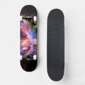 SlipperyJoe's Cloud-Artwork abstrakte, lebendige S Skateboard (Vorderseite)