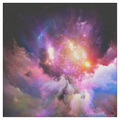 SlipperyJoe's Cloud-Artwork abstrakte, lebendige S Stoff (Nahaufnahme)