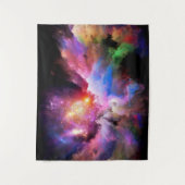 SlipperyJoe's Cloud-Artwork abstrakte, lebendige S Wandteppich (Vorderseite)