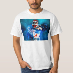 SlipperyJoe's Clownoutfit künstlerisches Happy Hal T-Shirt