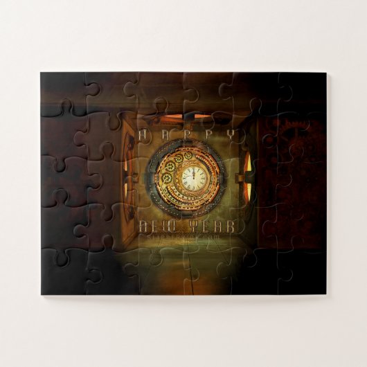 SlipperyJoe's dampfgetriebene Neujahrs-Rund-meta Puzzle (Horizontal)