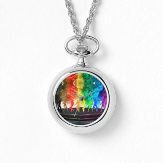 SlipperyJoe's Dancing Pride Shadows Gay-Geschenke Armbanduhr