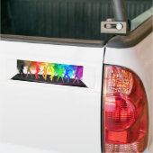 SlipperyJoe's Dancing Pride Shadows Gay-Geschenke Autoaufkleber (Auf Lkw)