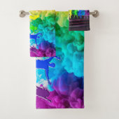 SlipperyJoe's Dancing Pride Shadows Gay-Geschenke Badhandtuch Set (Insitu)