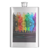 SlipperyJoe's Dancing Pride Shadows Gay-Geschenke  Flachmann (Vorderseite)