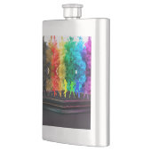 SlipperyJoe's Dancing Pride Shadows Gay-Geschenke Flachmann (Links)