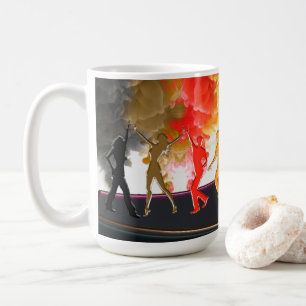 SlipperyJoe's Dancing Pride Shadows Gay-Geschenke Kaffeetasse