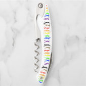 SlipperyJoe's Dancing Pride Shadows Gay-Geschenke Kellnermesser (Vorderseite)