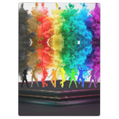SlipperyJoe's Dancing Pride Shadows Gay-Geschenke Klemmbrett (Rückseite)