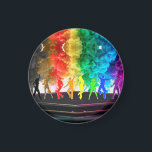 SlipperyJoe's Dancing Pride Shadows Gay-Geschenke  Magnet<br><div class="desc">SlipperyJoe's Dancing Pride Shadows Gay-Geschenke Künstler LGBTQIA Hände zittert fröhliche Freude feiern Spannung Energie Spaß erfreuliche lebendige Begeisterung sorglos Freestyle-Erlebnis</div>