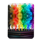 SlipperyJoe's Dancing Pride Shadows Gay-Geschenke Magnet (Vertikal)