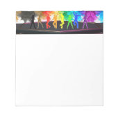 SlipperyJoe's Dancing Pride Shadows Gay-Geschenke  Notizblock (Vorderseite)