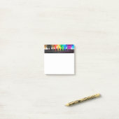 SlipperyJoe's Dancing Pride Shadows Gay-Geschenke Post-it Klebezettel (Auf Schreibtisch)