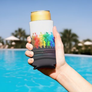 SlipperyJoe's Dancing Pride Shadows Gay-Geschenke Selters Dosenkühler