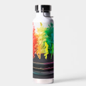 SlipperyJoe's Dancing Pride Shadows Gay-Geschenke Trinkflasche (Links)